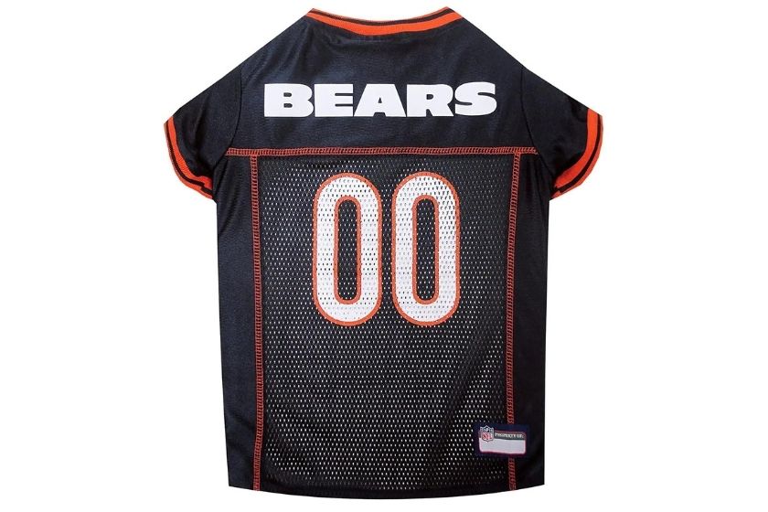 dog football jerseys (bears)