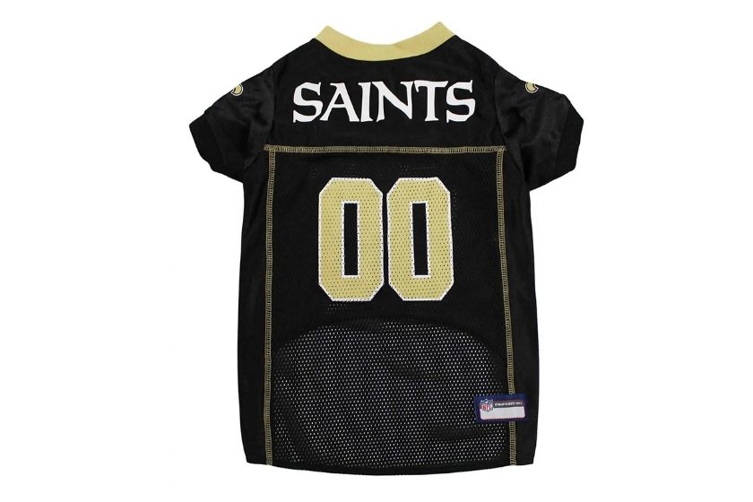 dog football jerseys (saints)