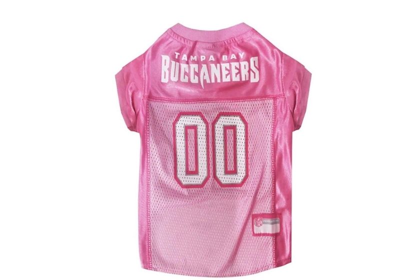 dog football jerseys (buccaneers)