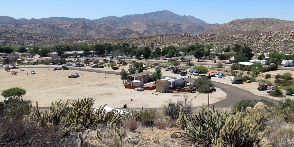 aerial view of deanza springs resort, a nude rv park