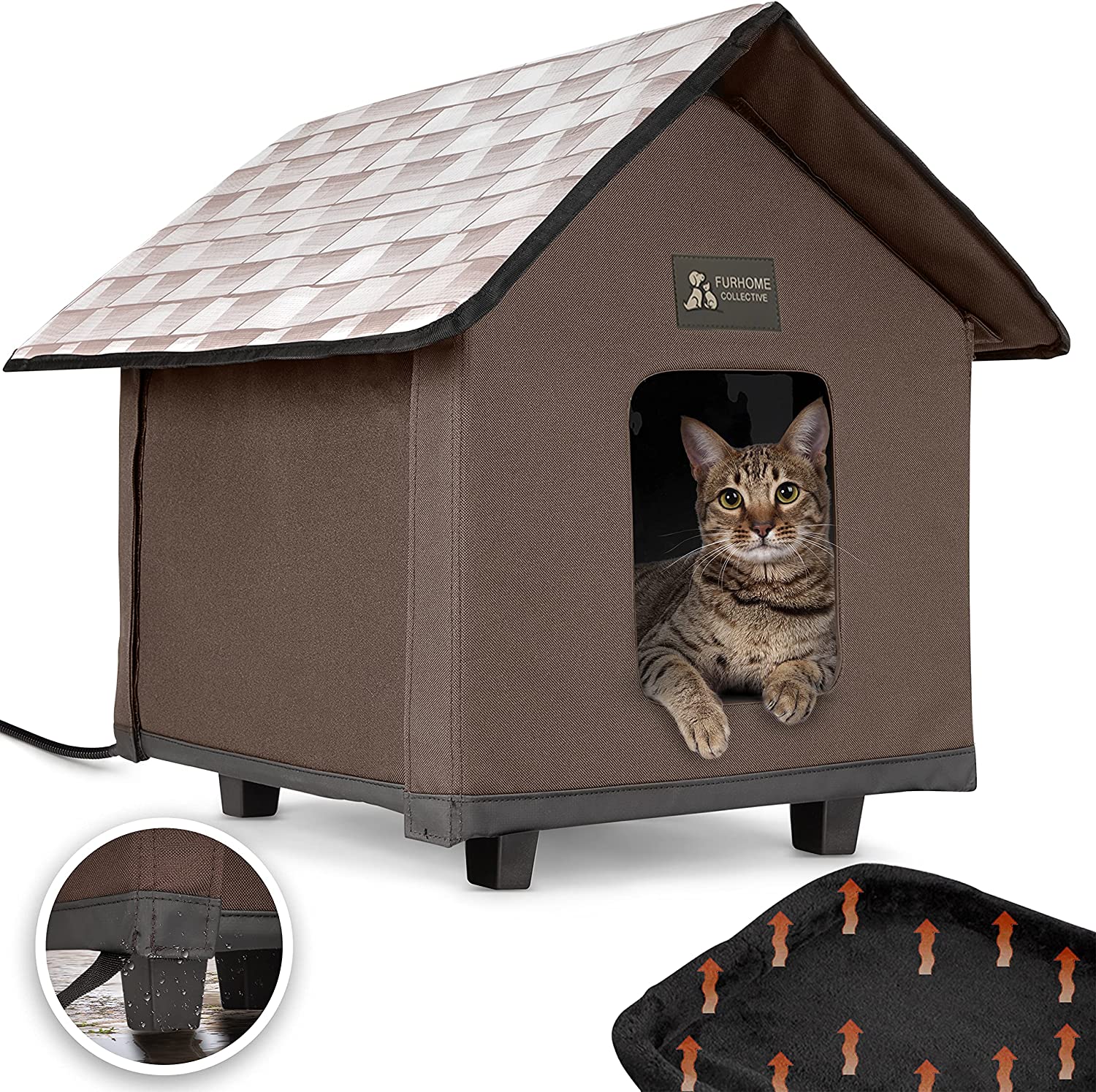 heated cat house outdoor