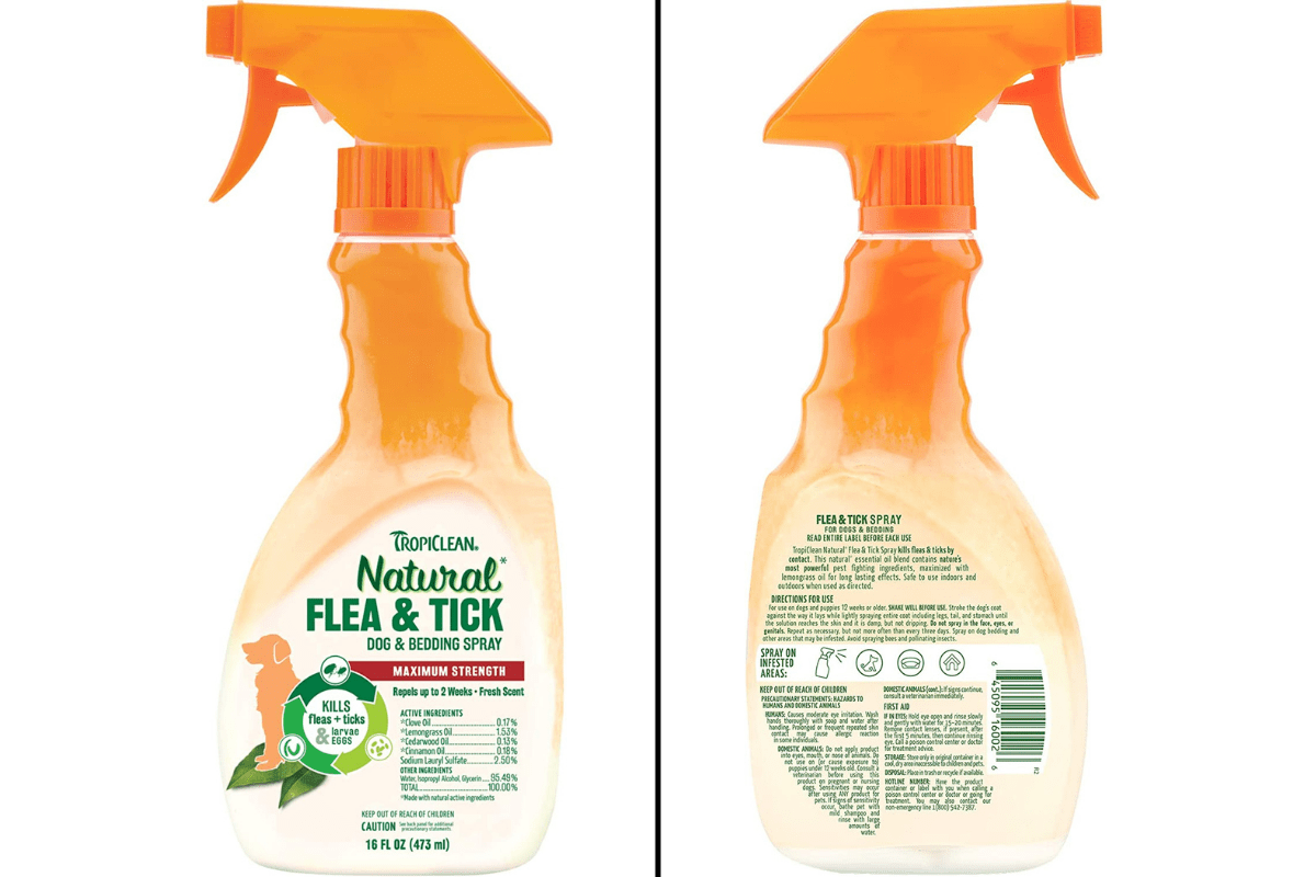 5 Best Flea Sprays for Dogs of 2022 {Removes Fleas & Ticks Naturally}