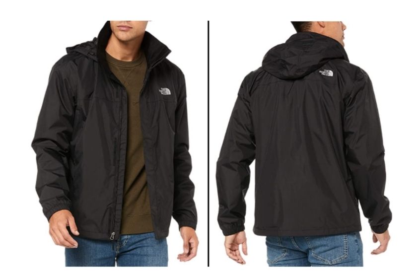 men's hiking jacket from North Face (great for light rain)