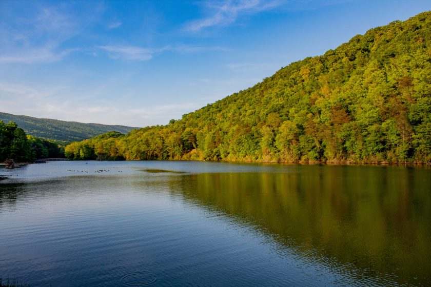 Evening reflections at Hungry Mother State Park