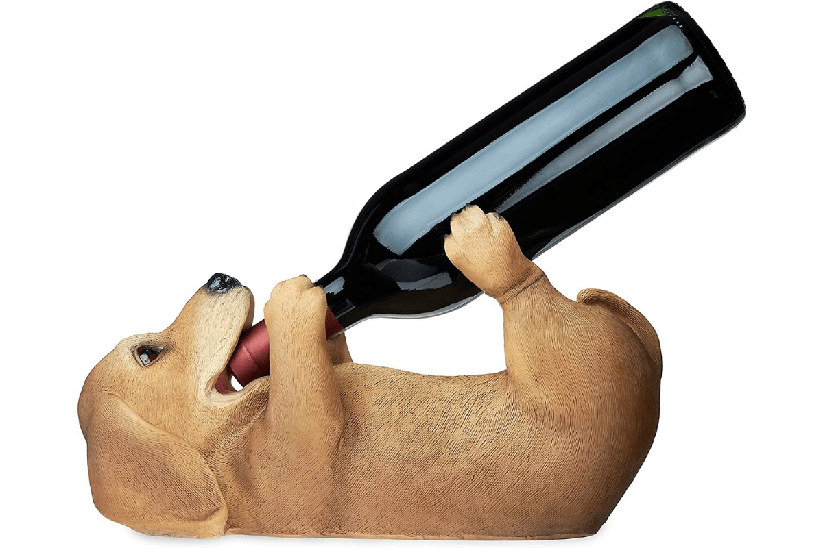 Dog Wine Rack Hilarious Dog Wine Holder Makes for the Perfect Gift For Dog Lovers