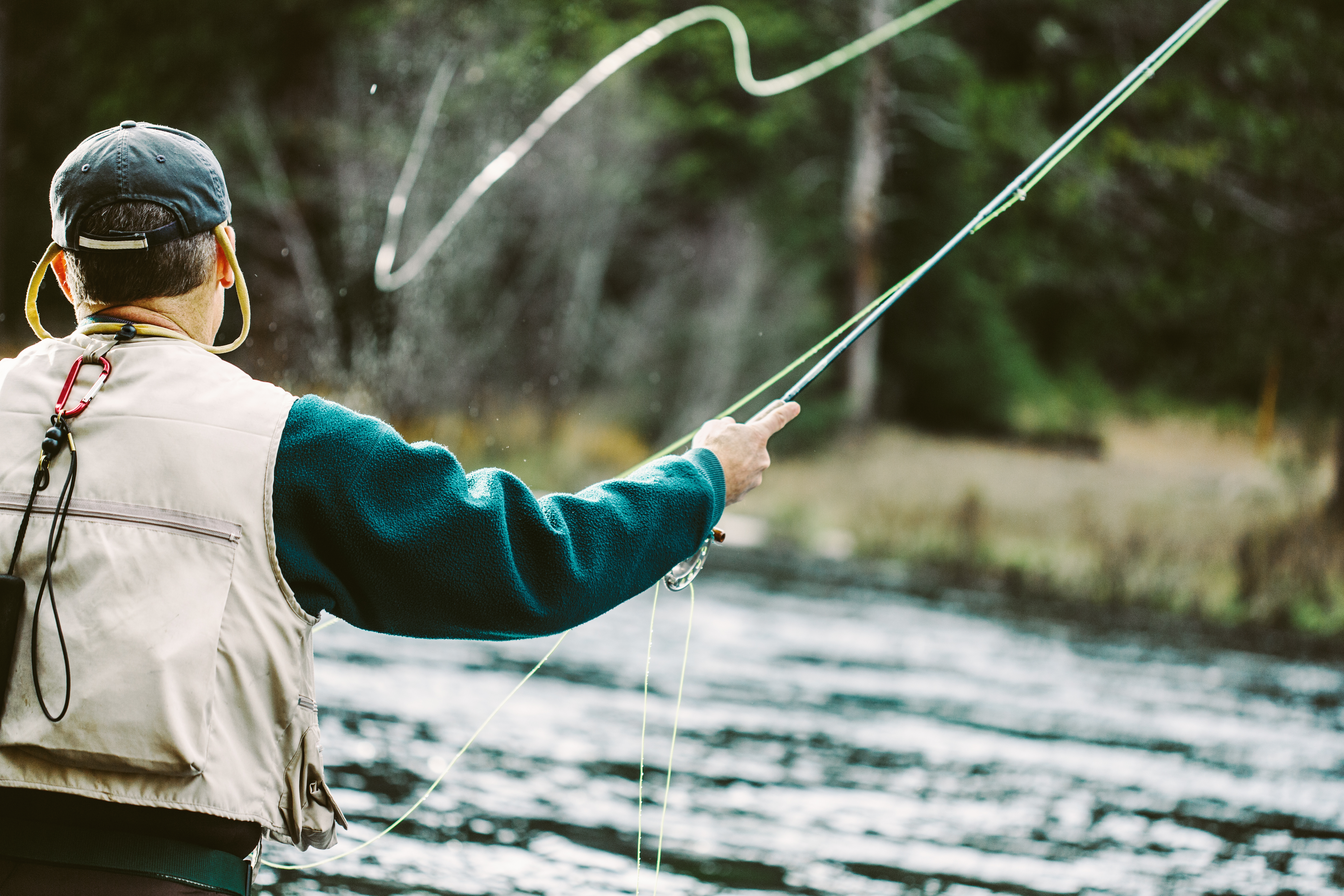 Fly fishing in Oregon, West Coast