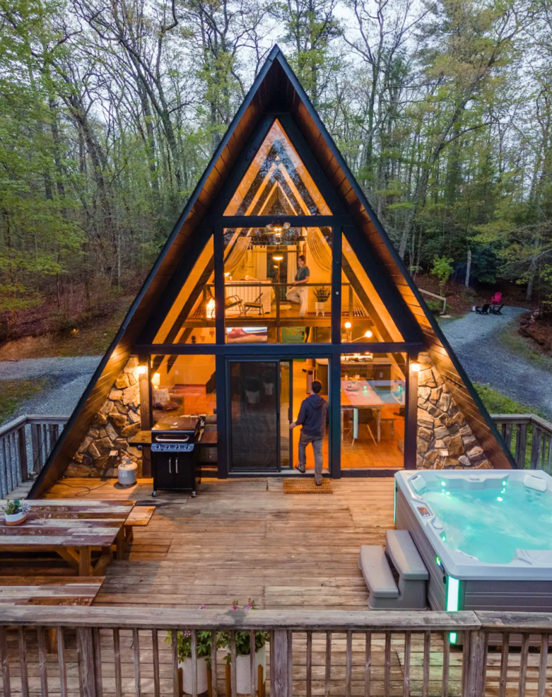 best winter cabin airbnb