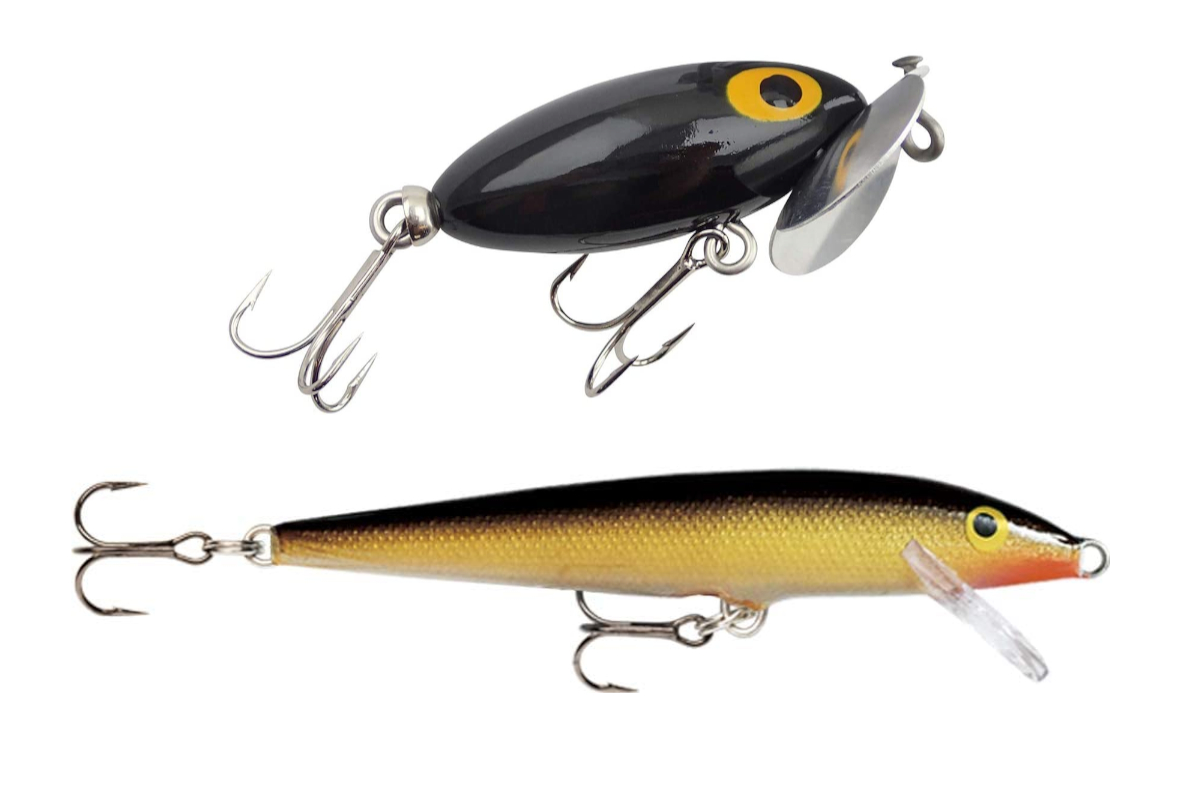 classic fishing lures for sale FEATHER RIVER BASS-KA-TEER Vintage Lure RED HEAD while the weighted body ensures long Old Vintage Fishing Lures -