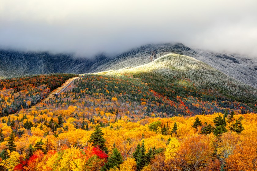 Mount Washington is the highest peak in the Northeastern United States at 6,288.2 ft and the most prominent mountain east of the Mississippi River.