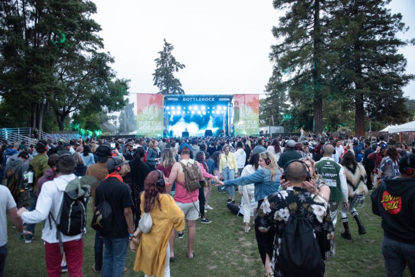 NAPA, CALIFORNIA - MAY 25: White Panda performs live on stage during BottleRock Napa Valley at Napa Valley Expo on May 25, 2019 in Napa, California