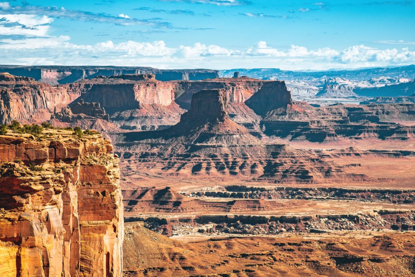 The abeautiful desert landscape of Canyonlands National Park in Utah, USA.