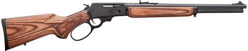 A Marlin Model 336 lever action hunting rifle.