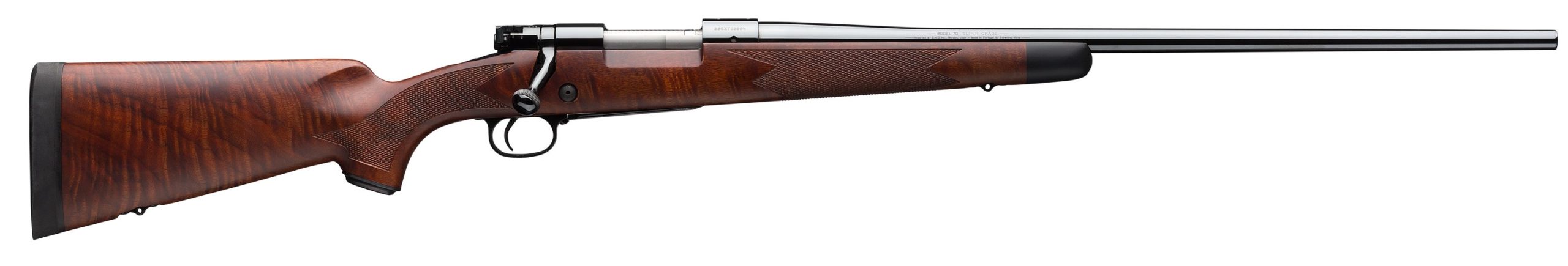 A Winchester Model 70 bolt-action rifle.