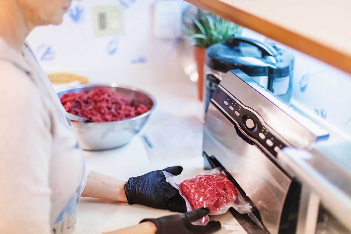 Vacuum Sealing Venison