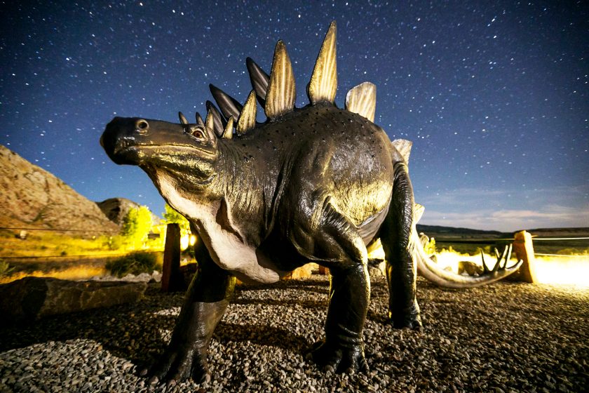Dinosaur_National_Monument,_Stegosaurus. Best parks for stargazing