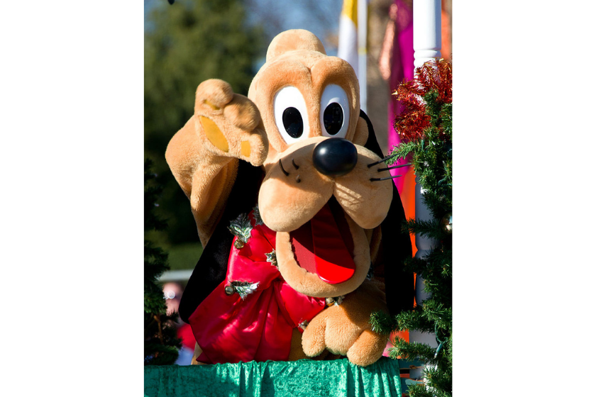 Disney's Pluto attends the 92nd Annual 6ABC Dunkin' Donuts Thanksgiving Day Parade