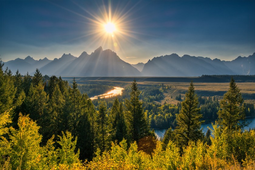 snake river overlook at sunset