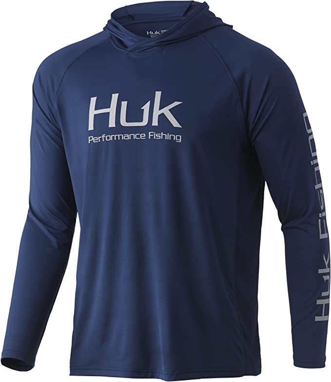 HUK Men's Pursuit Hoodie | Performance Long-Sleeve Shirt +30 UPF