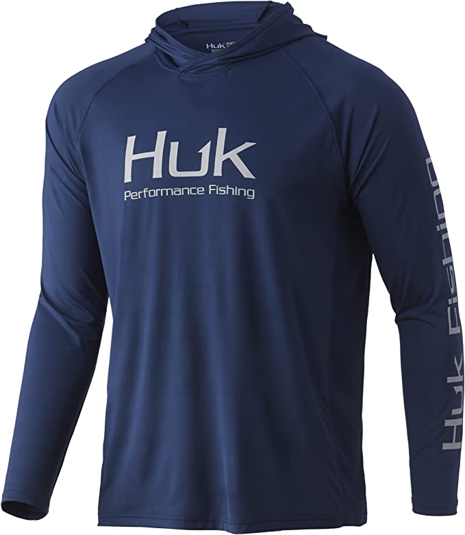 HUK Men's Pursuit Hoodie | Performance Long-Sleeve Shirt +30 UPF