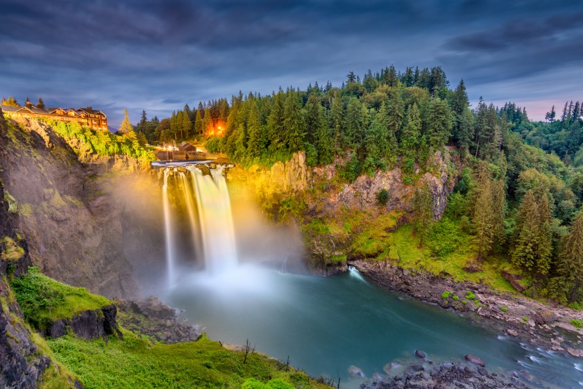 Falls City, Washington, USA at Snoqualmie Falls