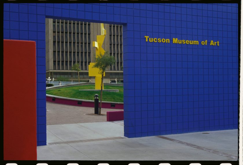 Courtyard and Sculpture at the Tucson Museum of Art 