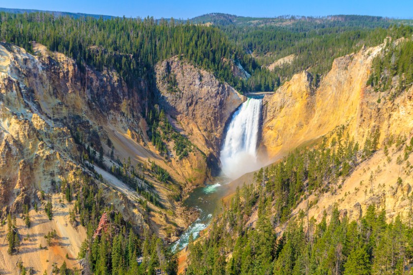Lower Falls of the Grand Canyon of the Yellowstone National Park, Wyoming