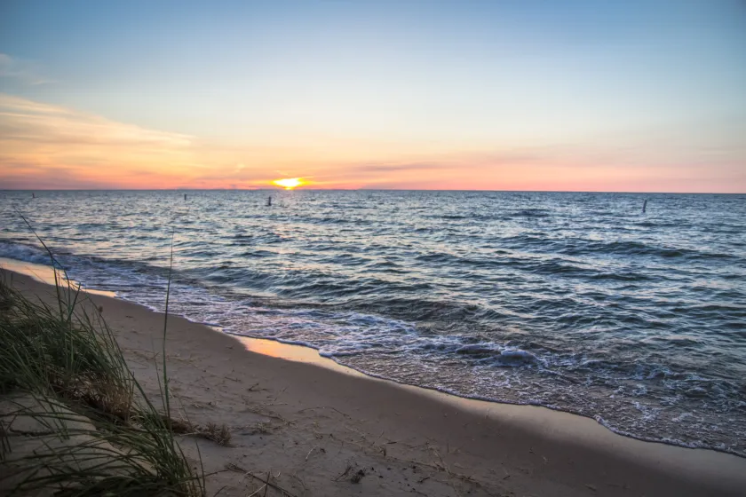 Lake Huron, Michigan.