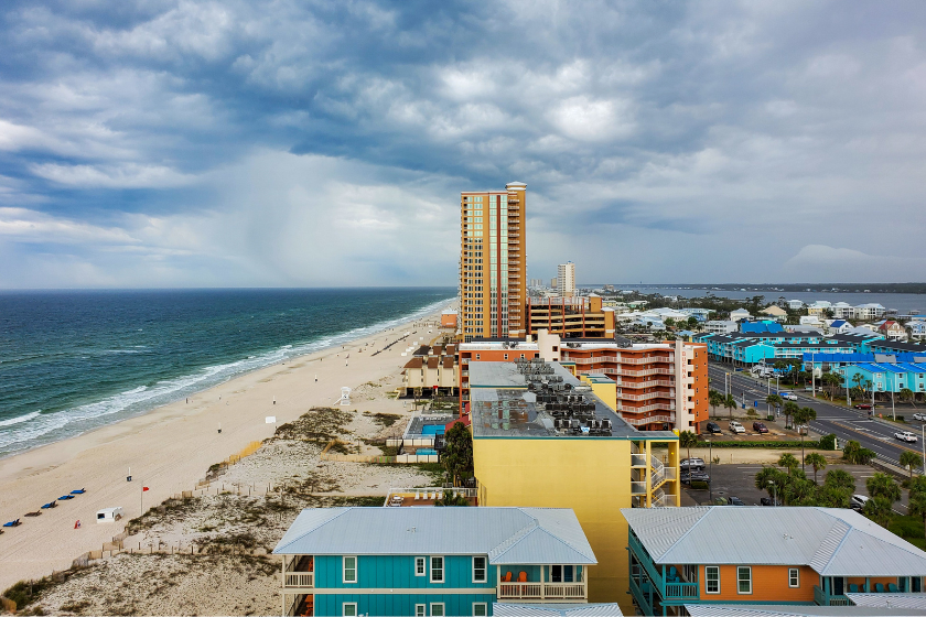 Gulf Shores, Alabama beaches at Spring Break