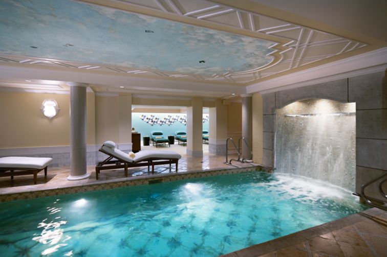 a view of the spa at the american club, one of the best midwst spas