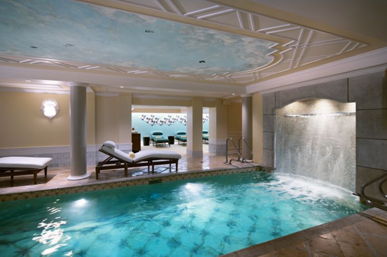 a view of the spa at the american club, one of the best midwst spas