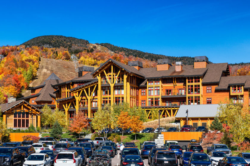 The Lodge at Spruce Peak ski resort