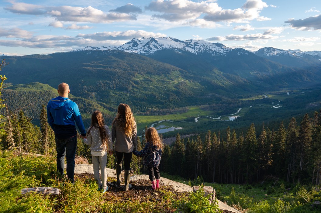 Family togetherness in nature. Family bonding in the great outdoors.