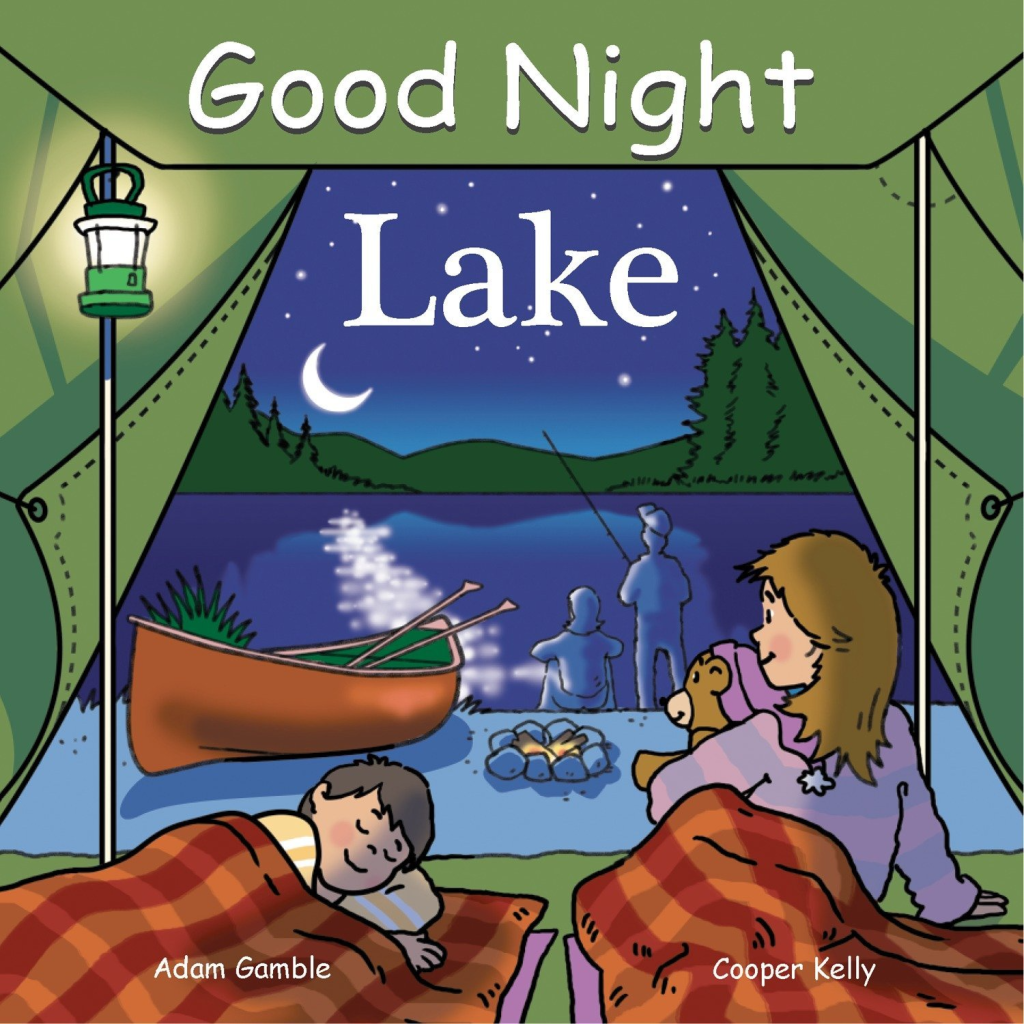 Book cover of "Good Night Lake," a kid's fishing book