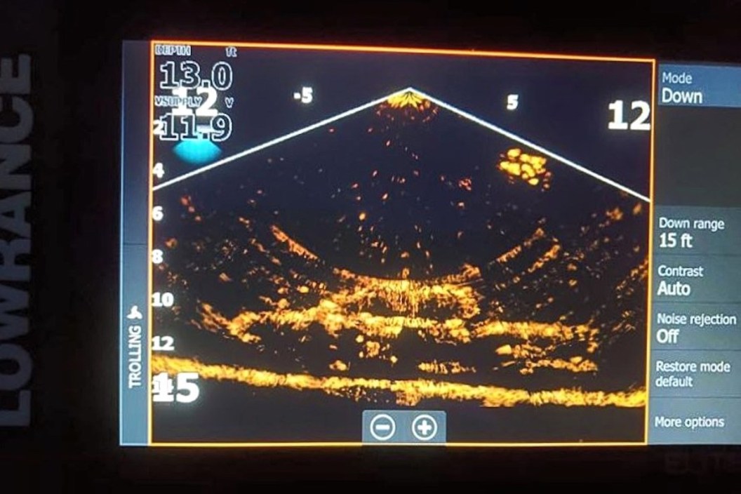 Lowrance ActiveTarget Live Sonor Reveals Interesting Submerged Obects