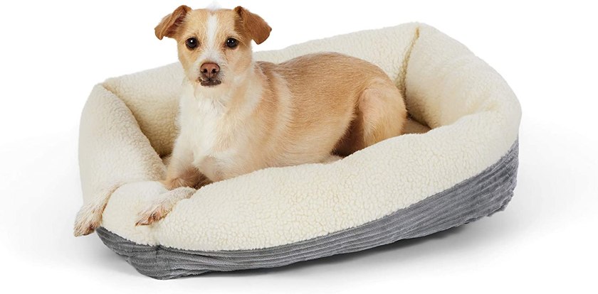 Amazon Basics Self Warming Pet Bed For Cat or Dog, Rectangle, 24 x 20 x 7 Inches