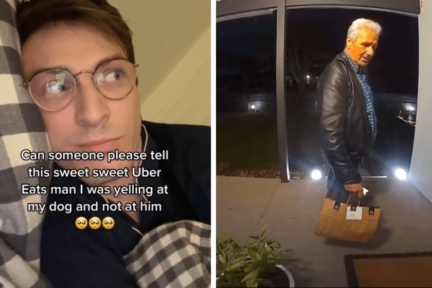 Watch This Man Yell at His Delivery Driver Instead of His Dog(00)
