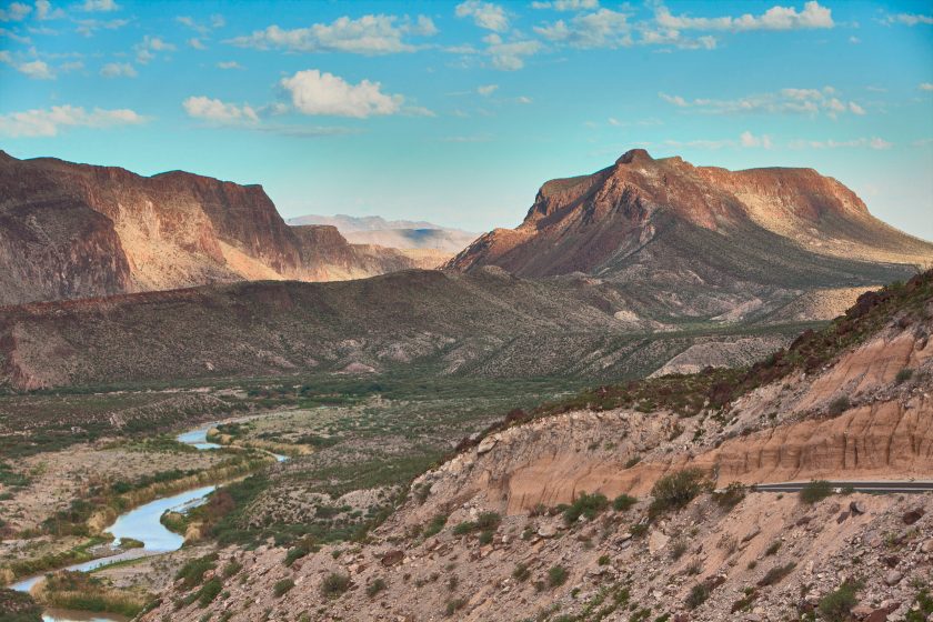 Big Bend Ranch State Park showing distant mountains