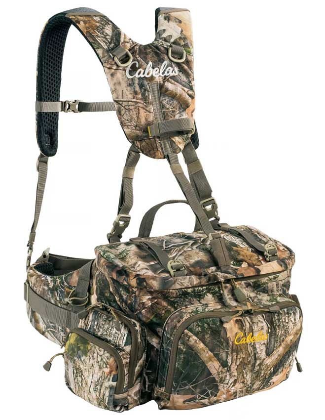 The Cabela's Transporter Fanny Pack on white background