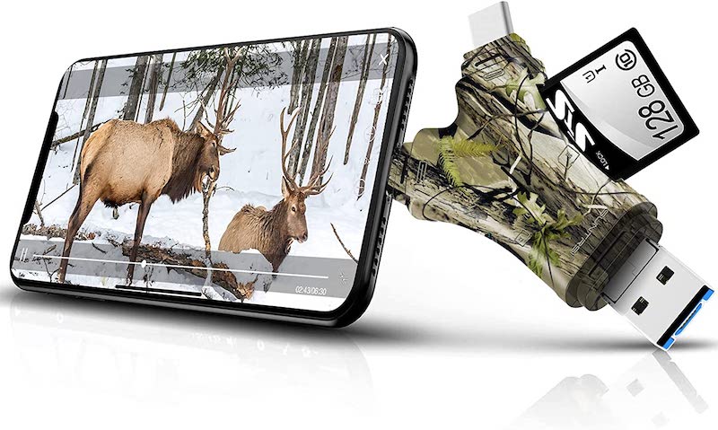 trail camera SD card reader