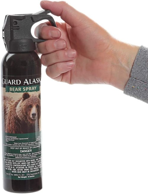 Mace Brand Personal Security Products Guard Alaska Maximum Strength best Bear Spray - 20' Powerful Pepper Spray - Mace Spray Self-Defense for Hiking, Camping, and Other Outdoor Activities, Made in USA