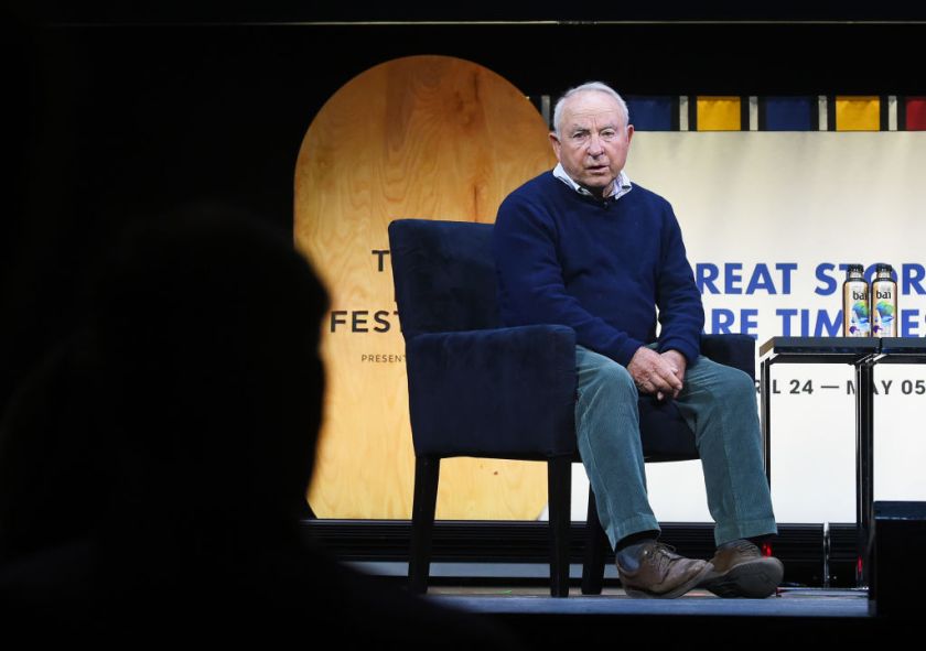 Patagonia Founder Yvon Chouinard speaks onstage during the Inaugural Tribeca X