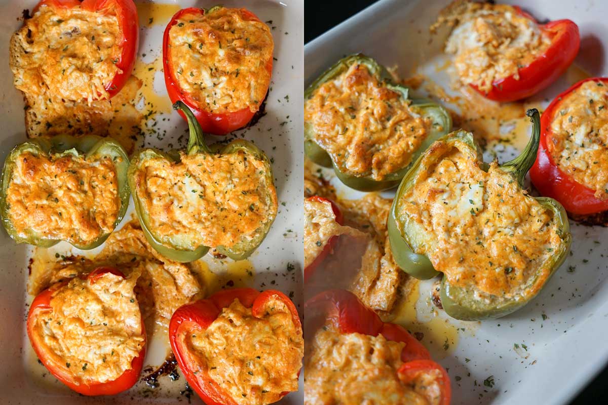 Buffalo Wild Turkey Stuffed Bell Peppers Recipe