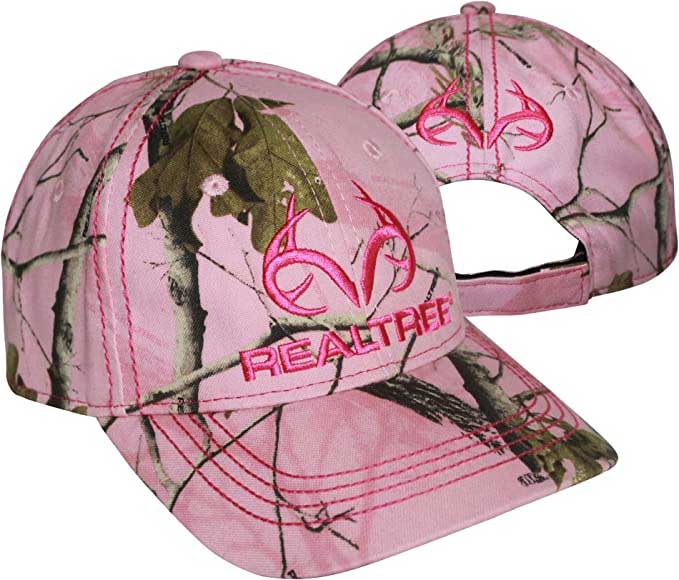 Pink camo hat