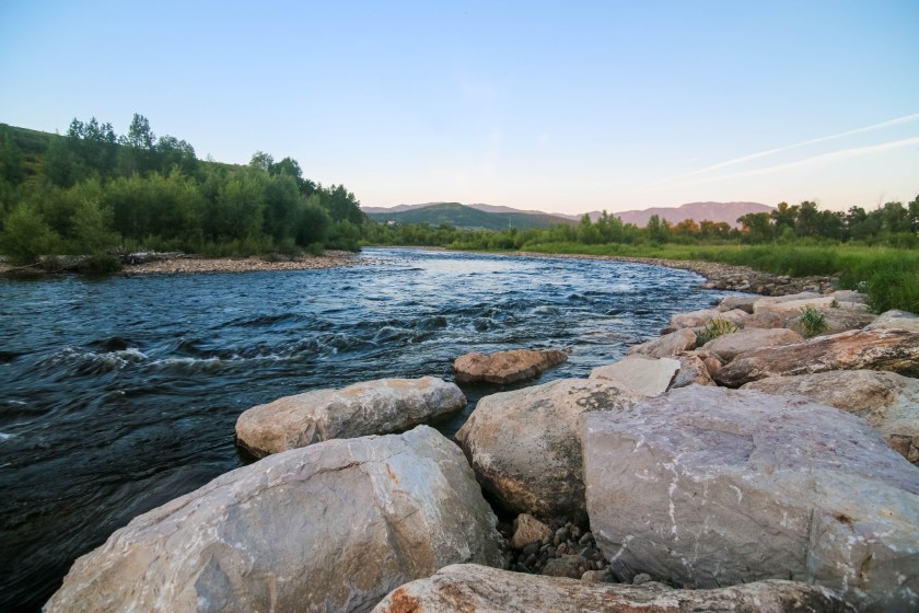 Yampa River in Steamboat Springs Colorado