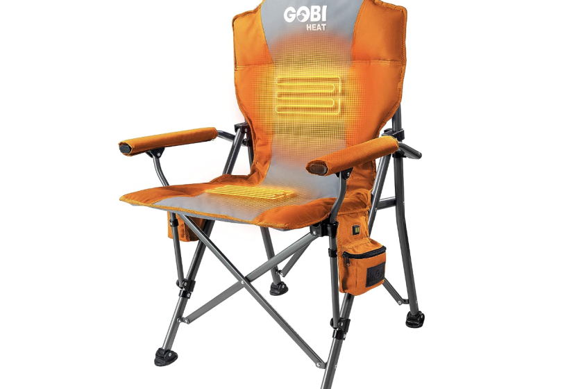 Orange Gobi Heated Camping Chair
