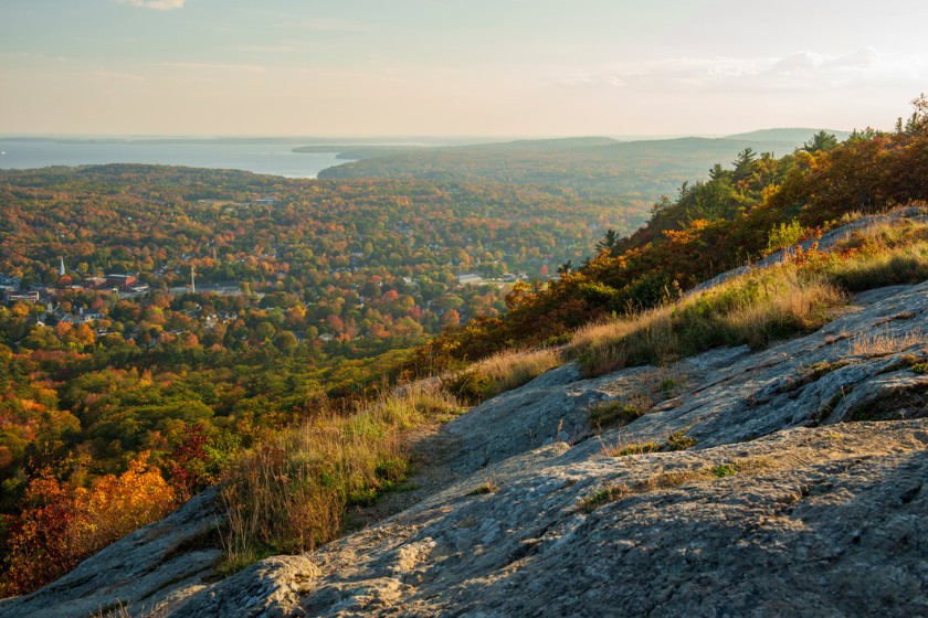 camden hills in the fall