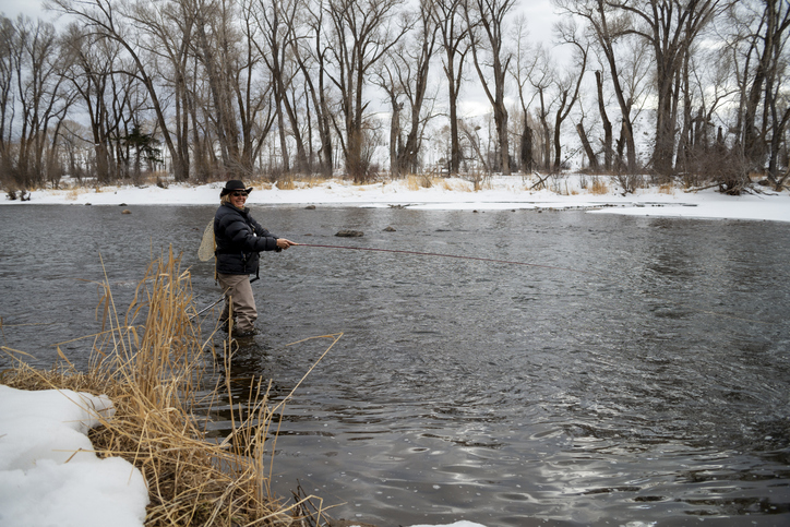 winter fishing in colorado