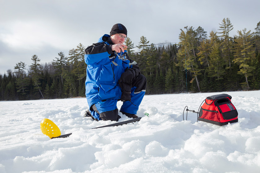 ice fishing