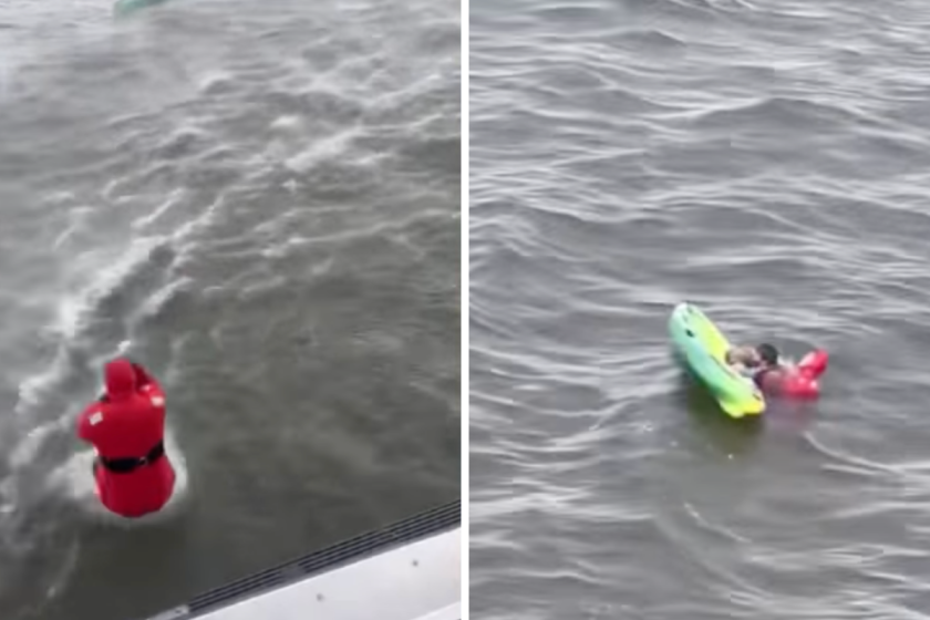 Hunter Rescued From Frigid Waters After Kayak Capsizes