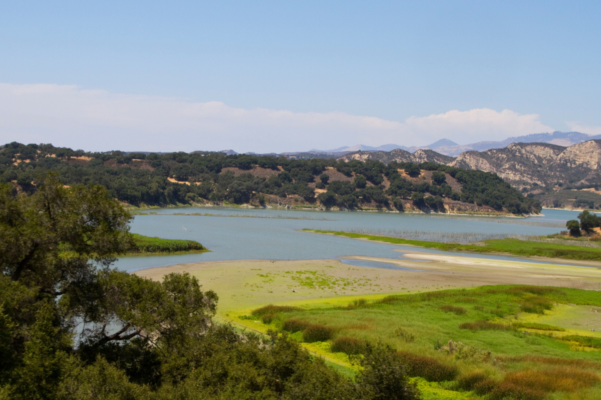 Lake Cachuma on a clear day